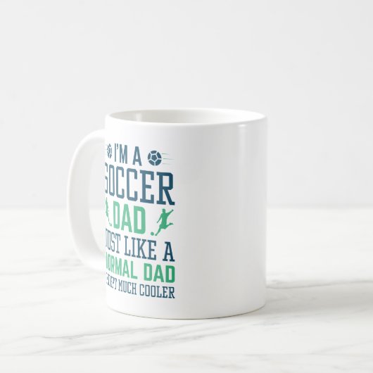 Ich bin Fußball-Vater Kaffeetasse (Vorderseite Links)