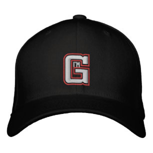 Ich bin G bestickte Spitze Baseballkappe
