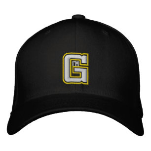 Ich bin G bestickte Spitze Baseballkappe