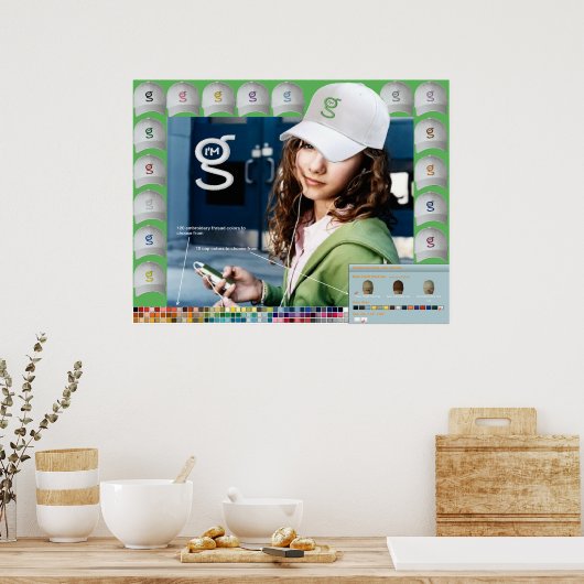 Ich bin G Caps Poster von G Clothing (Küche)