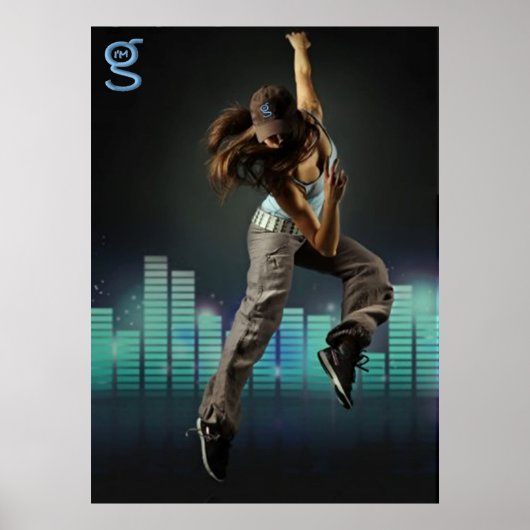 Ich bin G Clothing - Tanzposter Poster (Vorne)