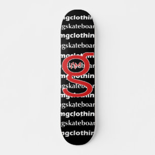 Ich bin G Skateboard - Rotes Logo
