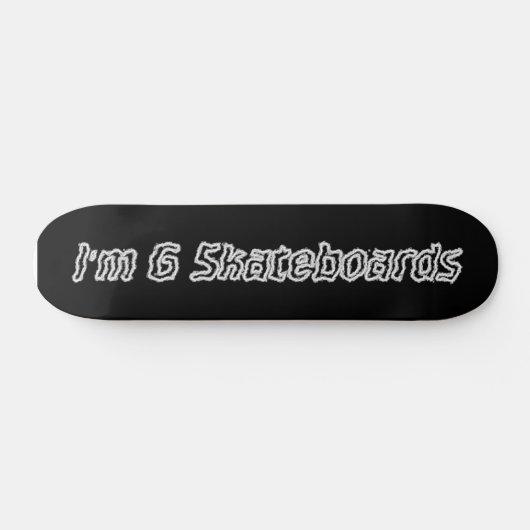 Ich bin G Skateboards - Chalk Script (Horizontal)