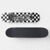 Ich bin G Skater Boy Checkered Skateboard (Horizontal)