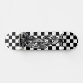 Ich bin G Skater Boy Checkered Skateboard (Horizontal)