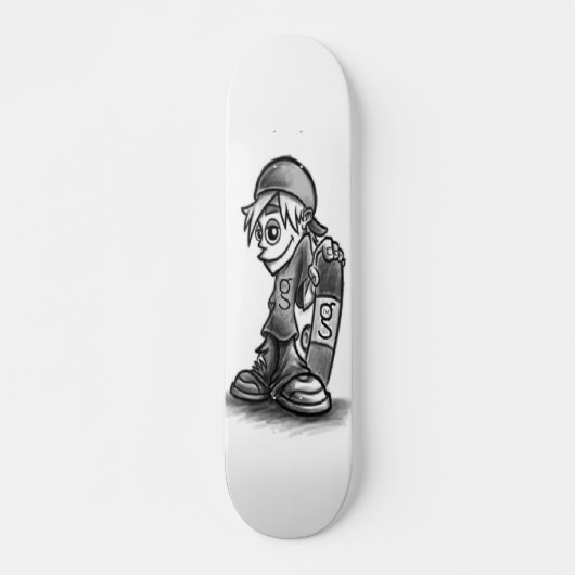 Ich bin G Skater-Boy Skateboard (Vorne)