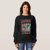 Ich bin Gamer | Videospiel Sweatshirt (Vorne ganz)