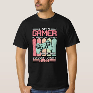 Ich bin Gamer Videospiel T-Shirt