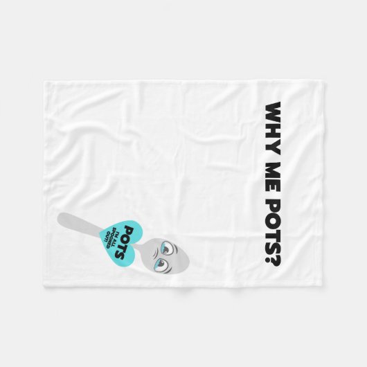 Ich bin ganz gespitzt Fleece Blanket (Vorderseite (Horizontal))