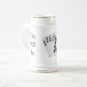 Ich bin ganz in Stein Bierglas (Vorderseite Links)