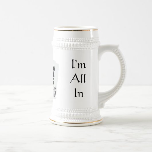 Ich bin ganz in Stein Bierglas (Rechts)