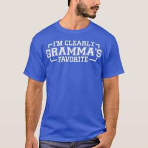 Ich bin ganz klar Grammas Liebling, Grandson Grand T-Shirt