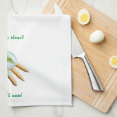 Ich bin ganz Ohr Funny Gemüse Küchentuch (Viertel Falte)