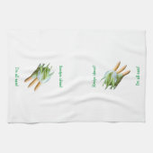 Ich bin ganz Ohr Funny Gemüse Küchentuch (Horizontal)