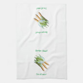 Ich bin ganz Ohr Funny Gemüse Küchentuch (Vertikal)