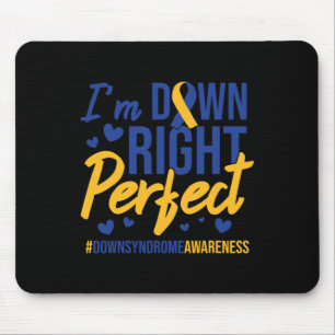 Ich bin ganz rechts Perfect Quote Down Syndrome Aw Mousepad