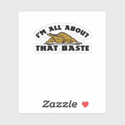 Ich bin ganz über diesen Baste! Klassisch Aufkleber (Blatt)