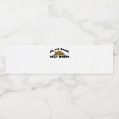 Ich bin ganz über diesen Baste! Klassisch Wasserflaschenetikett (Einzelnes Label)