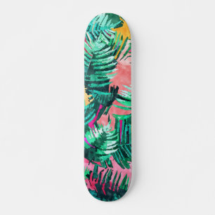 Ich bin ganz über Palmen und 80 Grad Skateboard