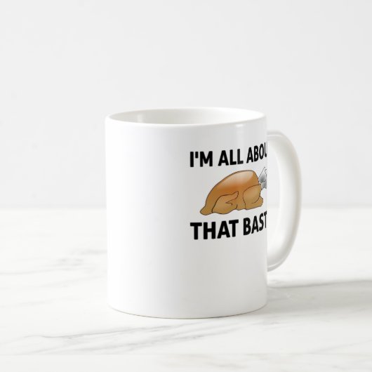 Ich bin ganz von dieser Baste Kaffeetasse (VorderseiteRechts)