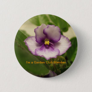 Ich bin Garden Club Mitglied Button