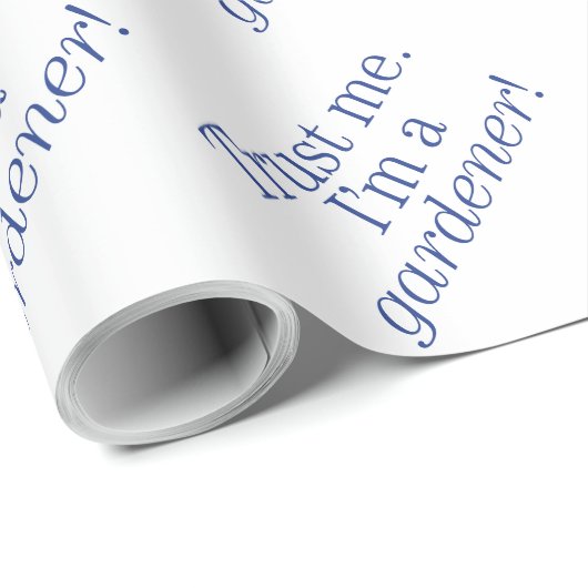 Ich bin Gärtner Geschenkpapier (Rolleneckpunkt)