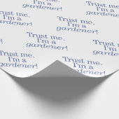 Ich bin Gärtner Geschenkpapier (Ecke)