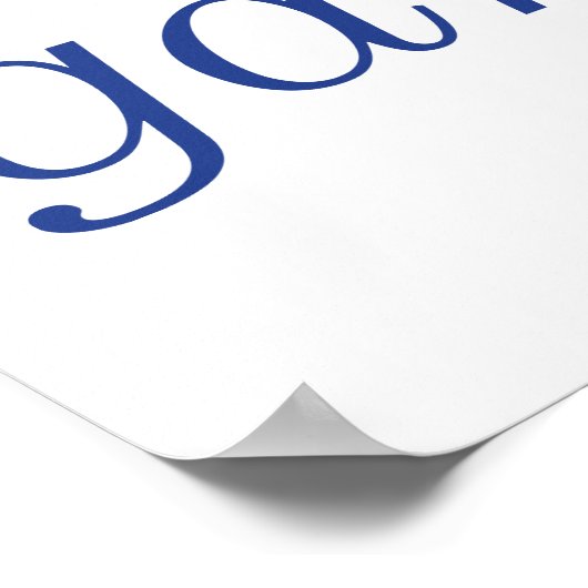 Ich bin Gärtner Poster (Ecke)