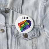 Ich bin Gay AF Funny LGBT Pride Monat Button (Beispiel)