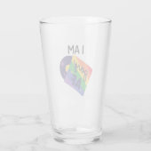 Ich bin Gay AF Funny LGBT Pride Monat Glas (Rückseite)