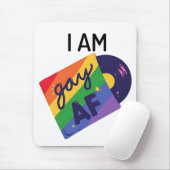 Ich bin Gay AF Funny LGBT Pride Monat Mousepad (Mit Mouse)