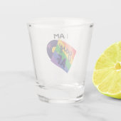 Ich bin Gay AF Funny LGBT Pride Monat Schnapsglas (Rückseite)