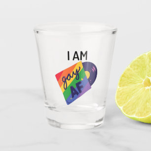 Ich bin Gay AF Funny LGBT Pride Monat Schnapsglas