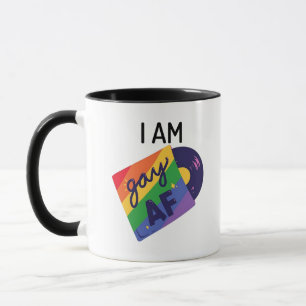 Ich bin Gay AF Funny LGBT Pride Monat Tasse