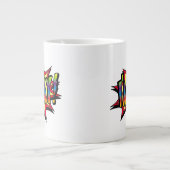 Ich bin Gay Burst Jumbo-Tasse (Vorderseite)