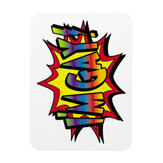 Ich bin Gay Burst Magnet (Vertikal)