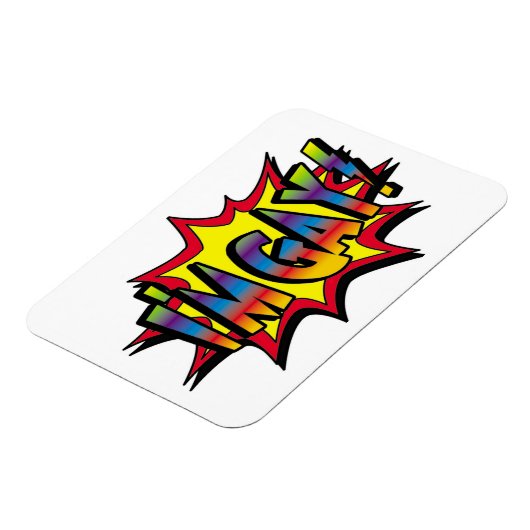 Ich bin Gay Burst Magnet (Linke Seite)