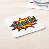 Ich bin Gay Burst Rechteckiger Pappuntersetzer (angewinkelt)