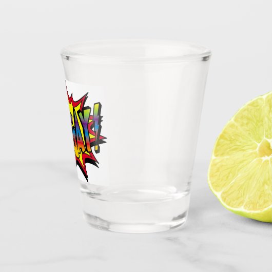 Ich bin Gay Burst Schnapsglas (Rechts)