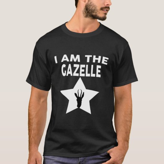 Ich bin Gazelle Design Funny Gazelle T-Shirt (Vorderseite)