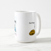 Ich bin GEBOHRTE Tasse (VorderseiteRechts)