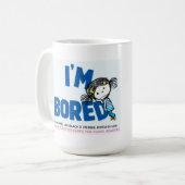 Ich bin GEBOHRTE Tasse (Vorderseite Links)