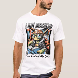 Ich bin gebucht : Schildkrötenscholar im Stil T-Shirt