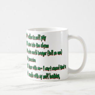 Ich bin gebucht! Weihnachtsplaner Kaffeetasse