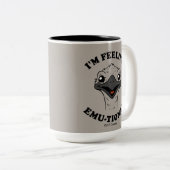 Ich bin Gefühl Emu-Tional Zweifarbige Tasse (VorderseiteRechts)