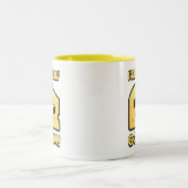 Ich bin Gefühl Gouda! Niedlicher Cartoon Zweifarbige Tasse (Mittel)