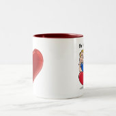 Ich bin Gefühl Liebe Kick Tasse (Mittel)