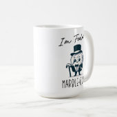 Ich bin Gefühl Marble-ous - Niedlich Geology Pun C Kaffeetasse (VorderseiteRechts)