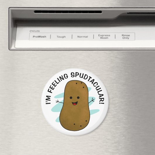 Ich bin Gefühl Spudtacular Potato Magnet (In Situ (Geschirrspüler))