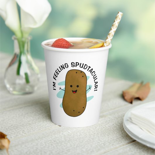 Ich bin Gefühl Spudtacular Potato Pappbecher (In Situ)